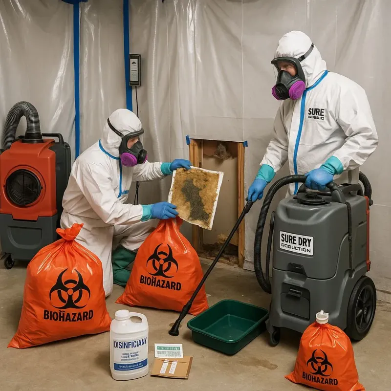Contaminated Water Handling Protocols process in Holly, MI
