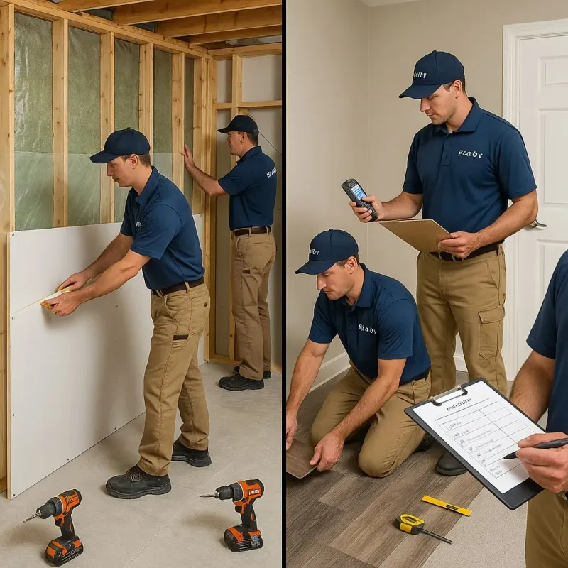 Repairs and Reconstruction process in Holly, MI